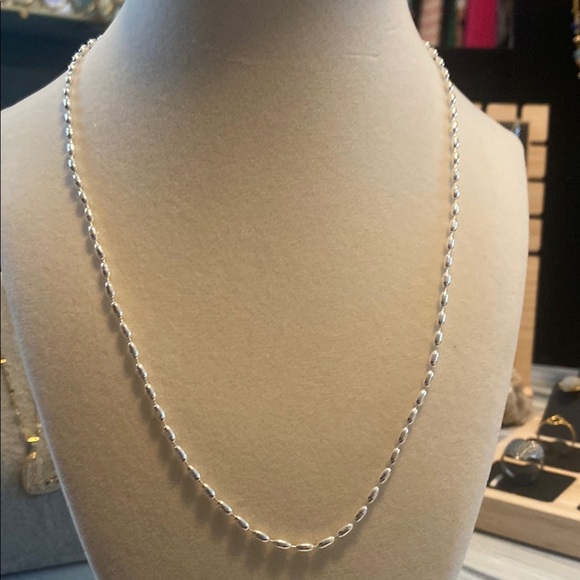 Jewelry | Sterling Silver Rice Necklace | Poshmark